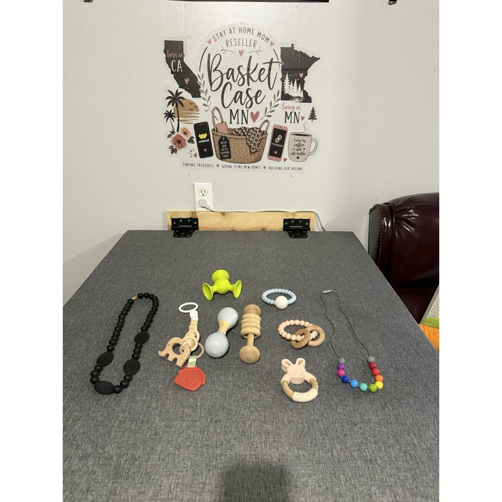 Baby Noise Teething Toy Lot Ryan and Rose Itzy Ritzy Animals Farm Multi